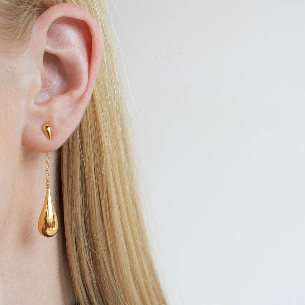 Sofia drop earrings with a chic and timeless design