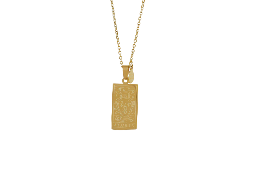 Handcrafted gold necklace for women with a minimalist design and a polished finish.