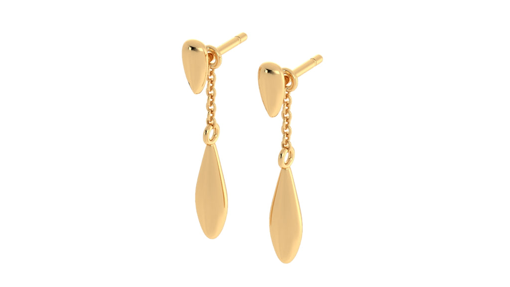 Stylish 3-piece dangle earring, perfect for adding a bold touch to any outfit.